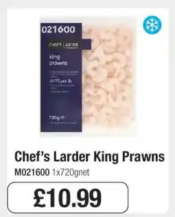 Makro Chef’s Larder King Prawns offer
