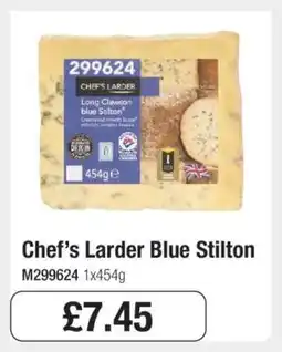 Makro Chef’s Larder Blue Stilton offer