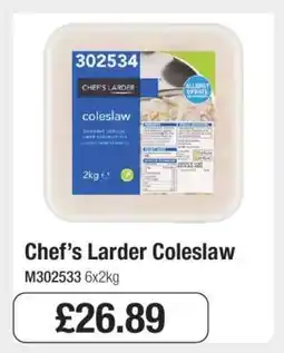 Makro Chef’s Larder Coleslaw offer