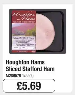 Makro Houghton Hams Sliced Stafford Ham offer
