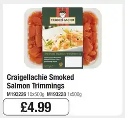 Makro Craigellachie Smoked Salmon Trimmings offer