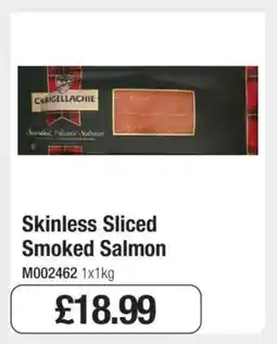 Makro Skinless Sliced Smoked Salmon offer