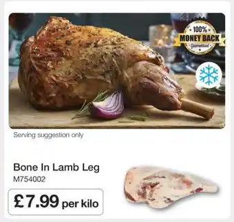 Bone In Lamb Leg