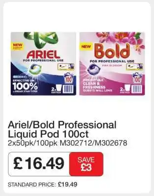 Ariel/Bold Professional Liquid Pod 100ct