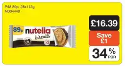 Makro Nutella Biscuits offer