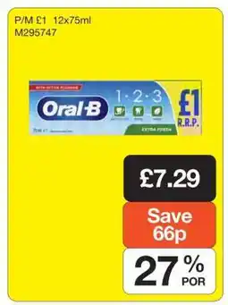 Makro Oral-B 1-2-3 Extra Fresh offer