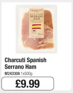 Makro Charcuti Spanish Serrano Ham offer