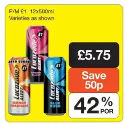 Makro Lucozade Alert offer