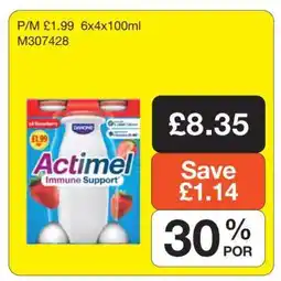 Makro Actimel Immune Support offer