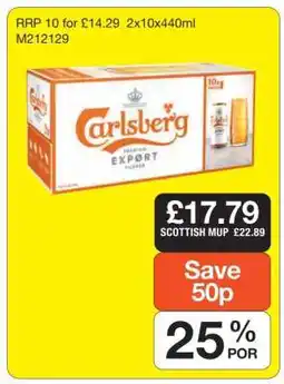 Makro CARLSBERG EXPORT offer