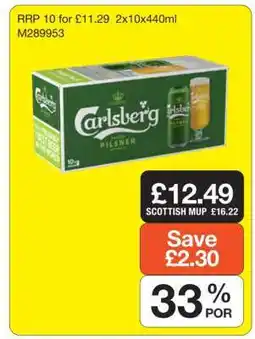 Makro Carlsberg Pilsner offer