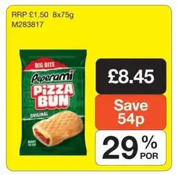 Makro Peperami Pizza Bun offer