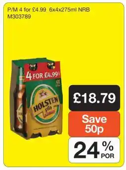 Makro Holsten Pils offer