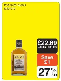 Makro Jacobite Blended Scotch Whisky offer