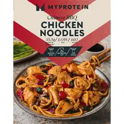 Iceland Myprotein Chinese BBQ Chicken Noodles 500g offer