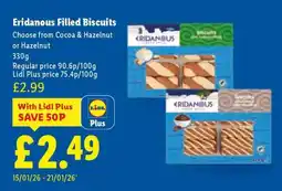 Lidl Eridanous Filled Biscuits offer