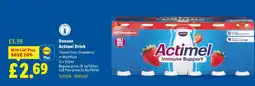 Lidl Danone Actimel Drink offer