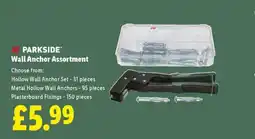 Lidl PARKSIDE Wall Anchor Assortment offer