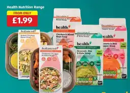 Aldi Health Nutrition Range offer