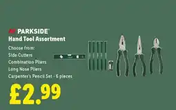 Lidl PARKSIDE Hand Tool Assortment offer