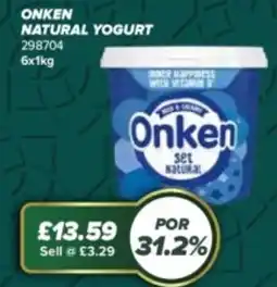Bestway ONKEN Natural yogurt offer