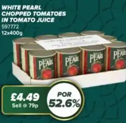 Bestway WHITE PEARL Chopped tomatoes in tomato juice offer