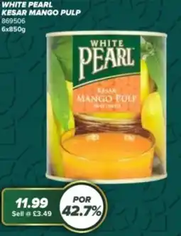 Bestway WHITE PEARL Kesar mango pulp offer