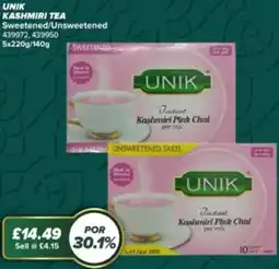 Bestway UNIK Kashmiri tea Sweetened/Unsweetened offer