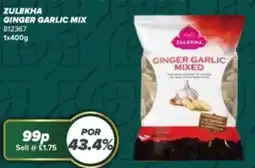 Bestway ZULEKHA Ginger garlic mix offer