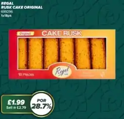 Bestway REGAL Rusk cake original offer