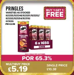 Bestway PRINGLES offer