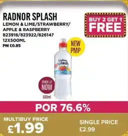Bestway RADNOR SPLASH Lemon & lime/strawberry/ apple & raspberry offer
