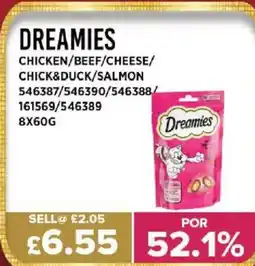 Bestway DREAMIES Chicken/beef/cheese/ chick&duck/salmon offer