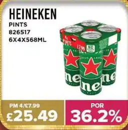 Bestway HEINEKEN Pints offer