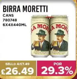 Bestway BIRRA MORETTI Cans offer