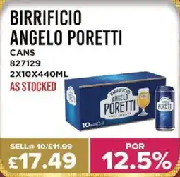 Bestway BIRRIFICIO ANGELO PORETTI Cans offer