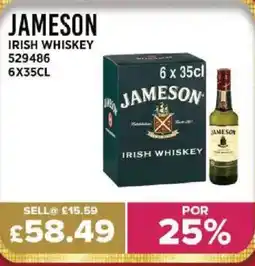 Bestway JAMESON Irish whiskey offer