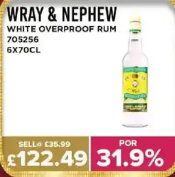 Bestway WRAY & NEPHEW White overproof rum offer