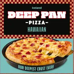 Iceland Iceland Deep Pan Pizza Hawaiian 452g offer