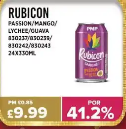 Bestway RUBICON Passion/mango/ lychee/guava offer