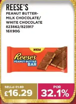 Bestway REESE'S Peanut butter- milk chocolate/ white chocolate offer