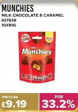Bestway MUNCHIES Milk chocolate & caramel offer
