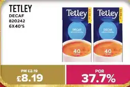 Bestway TETLEY Decaf offer