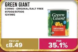 Bestway GREEN GIANT Corns - original/salt free offer