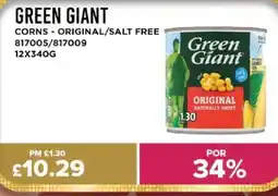 Bestway GREEN GIANT Corns - original/salt free offer