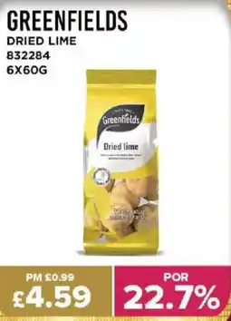 Bestway GREENFIELDS Dried lime offer