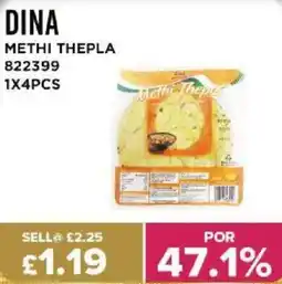 Bestway DINA Methi thepla offer