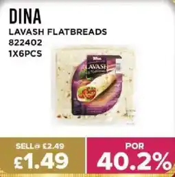 Bestway DINA Lavash flatbreads offer