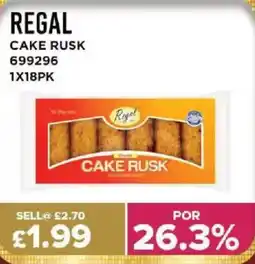 Bestway REGAL Cake rusk offer