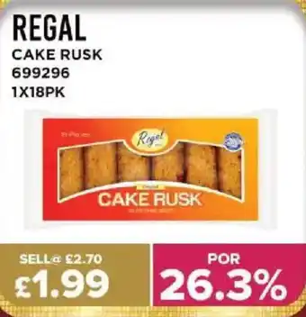Bestway REGAL Cake rusk offer